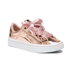 Skechers Metallic Rose Sneakers with Satin Bow